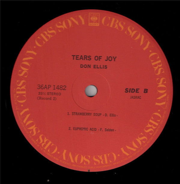 Don Ellis - Tears Of Joy (2xVinyl, LP, Album, Reissue, Stereo) Very Good (VG) / Good Plus (G+)