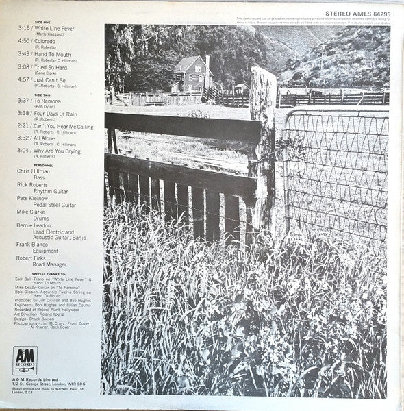 The Flying Burrito Bros - The Flying Burrito Bros. (Vinyl, LP, Album, Stereo) Very Good (VG) / Very Good (VG)
