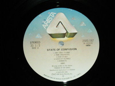 The Kinks - State Of Confusion (Vinyl, LP, Album)