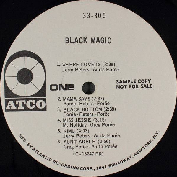 Black Magic! - Where Love Is (Vinyl, LP, Album, Promo, Mono) Very Good (VG) / Good (G)