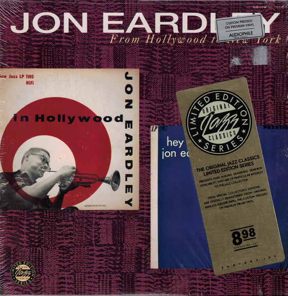 Jon Eardley - From Hollywood To New York (Vinyl, LP, Compilation, R...
