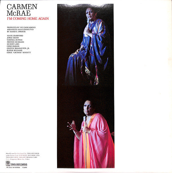 Carmen McRae - I'm Coming Home Again (Vinyl, LP, Album)