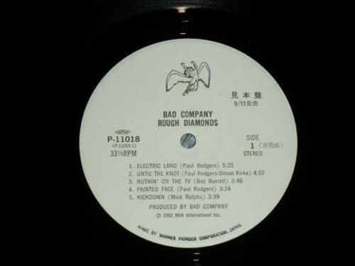 Bad Company (3) - Rough Diamonds (Vinyl, LP, Album, Promo) Very Good Plus (VG+) / Very Good Plus (VG+)