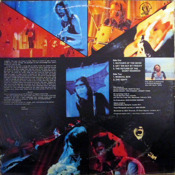 Genesis - Live (Vinyl, LP, Album, Stereo) Very Good (VG) / Very Good (VG)