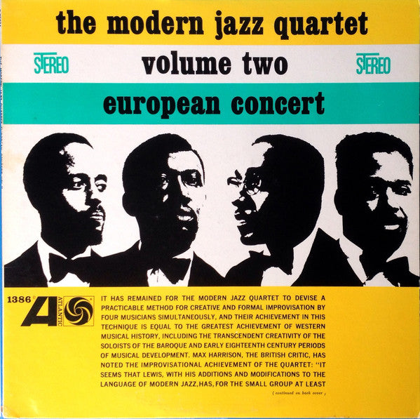 The Modern Jazz Quartet - European Concert: Volume Two (Vinyl, LP, ...