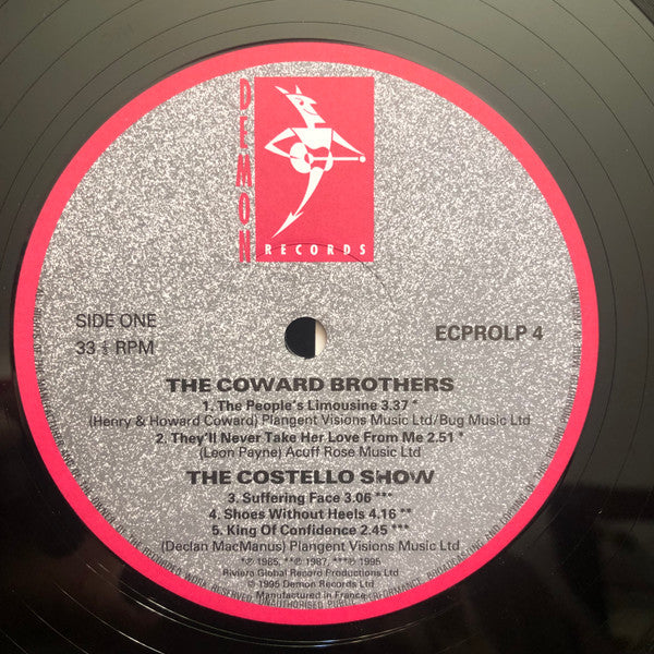 The Costello Show - King Of America (Vinyl, Vinyl, All Media, LP, Album, Reissue, LP, Limited Edition) Very Good Plus (VG+) / Very Good Plus (VG+)