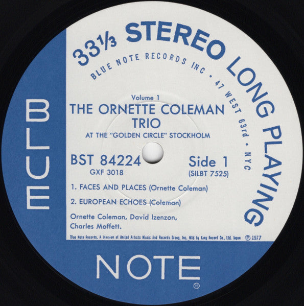 The Ornette Coleman Trio - At The "Golden Circle" Stockholm (Volume...