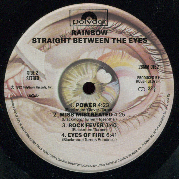 Rainbow - Straight Between The Eyes (Vinyl, LP, Album)