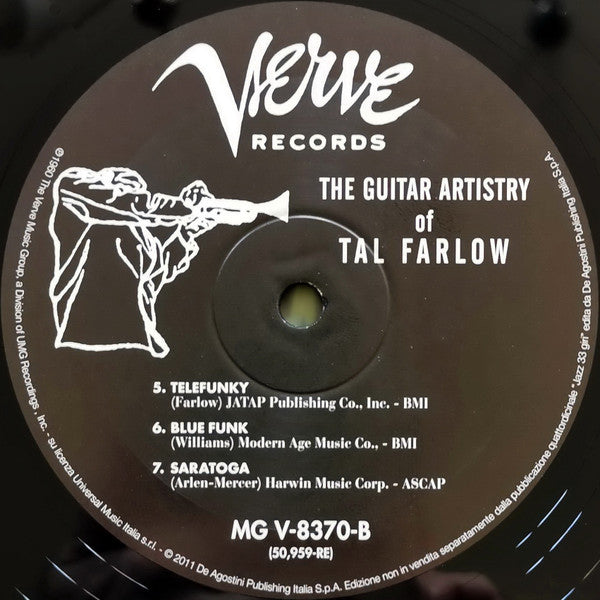 Tal Farlow - The Guitar Artistry Of Tal Farlow (Vinyl, LP, Album, Reissue, Stereo) Very Good Plus (VG+) / Very Good Plus (VG+)