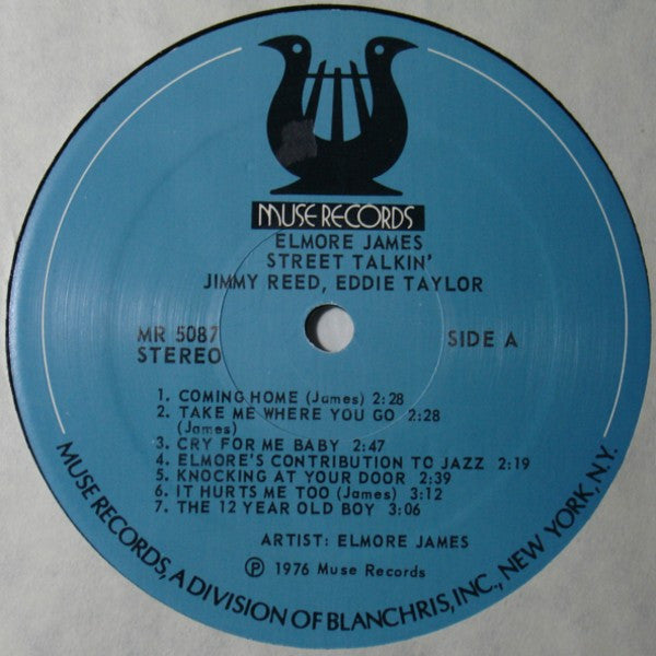Elmore James - Street Talkin' (Vinyl, LP, Album, Compilation, Reissue, Stereo) Good Plus (G+) / Good Plus (G+)
