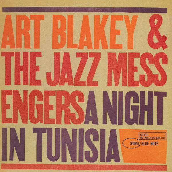 Art Blakey & The Jazz Messengers - A Night In Tunisia (2xVinyl, 12", 45 RPM, Album, Limited Edition, Reissue, Stereo) Very Good Plus (VG+) / Near Mint (NM or M-)