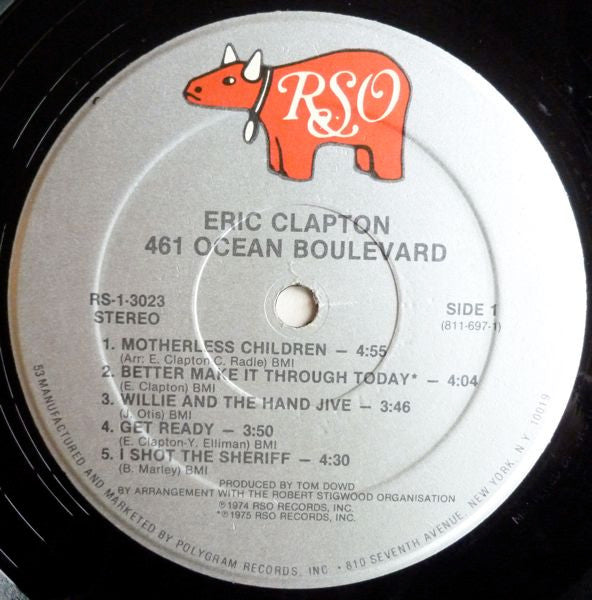Eric Clapton - 461 Ocean Boulevard (Vinyl, LP, Album, Reissue)
