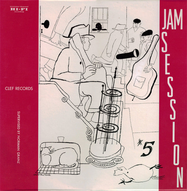 Various - Jam Session #5 (Vinyl, LP, Album, Reissue, Mono) Very Good Plus (VG+) / Very Good Plus (VG+)