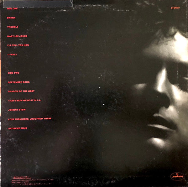 Lindsey Buckingham - Law And Order (Vinyl, LP, Album) Near Mint (NM or M-) / Very Good Plus (VG+)