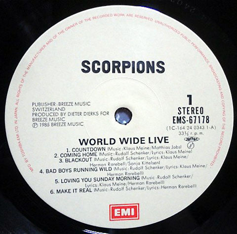 Scorpions - World Wide Live (Vinyl, LP, Album)