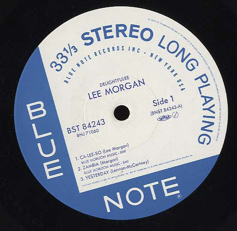 Lee Morgan - Delightfulee (Vinyl, LP, Album, Reissue, Stereo) Near Mint (NM or M-) / Very Good Plus (VG+)