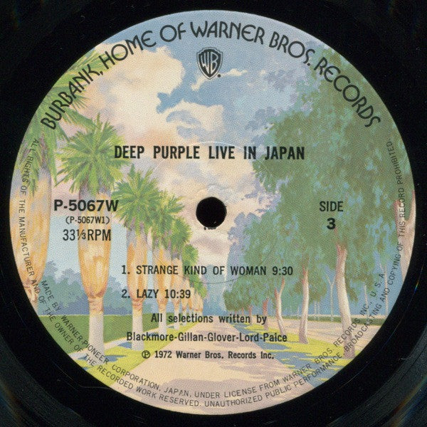 Deep Purple - Live In Japan (Vinyl, LP, Album, Reissue)