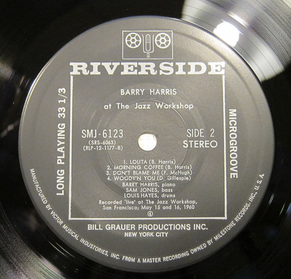 Barry Harris (2) - At The Jazz Workshop (Vinyl, LP, Album, Reissue,...