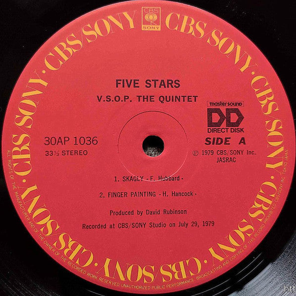 The V.S.O.P. Quintet - Five Stars (Vinyl, LP, Album)