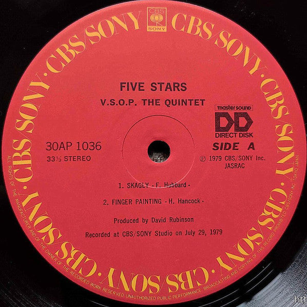 The V.S.O.P. Quintet - Five Stars (Vinyl, LP, Album) Very Good Plus (VG+) / Very Good (VG)