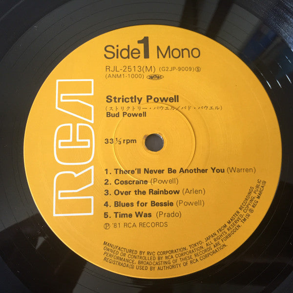 The Bud Powell Trio - Strictly Powell (Vinyl, LP, Album)