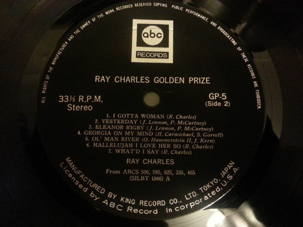 Ray Charles - Golden Prize (Vinyl, LP, Compilation) Very Good Plus (VG+) / Very Good Plus (VG+)