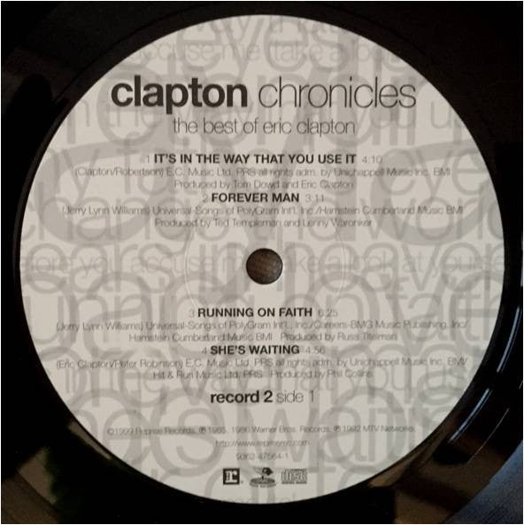 Eric Clapton - Clapton Chronicles - The Best Of Eric Clapton (2xVinyl, LP, Compilation) Very Good Plus (VG+) / Near Mint (NM or M-)