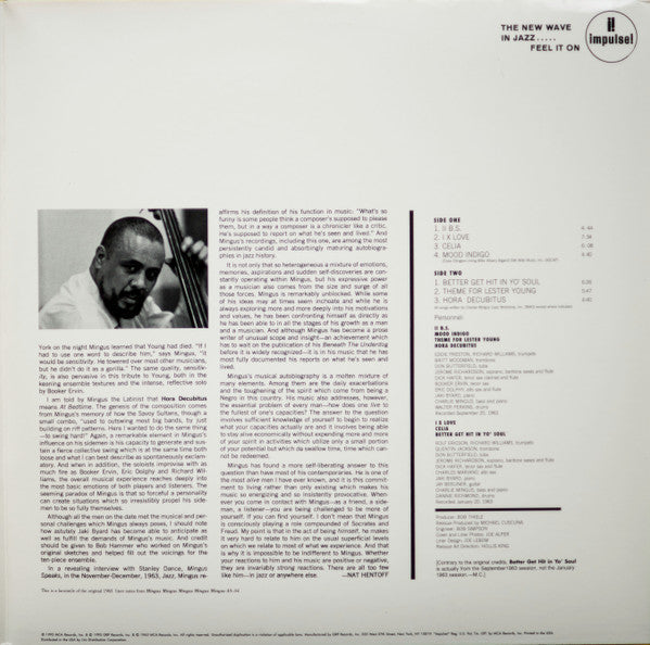 Charles Mingus - Mingus Mingus Mingus Mingus Mingus (Vinyl, LP, Album, Limited Edition, Reissue, Remastered, Stereo) Good Plus (G+) / Very Good Plus (VG+)