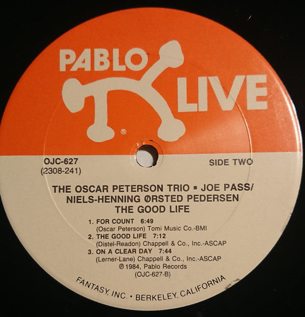 The Oscar Peterson Trio - The Good Life (Vinyl, LP, Album, Reissue, Remastered) Very Good (VG) / Very Good Plus (VG+)