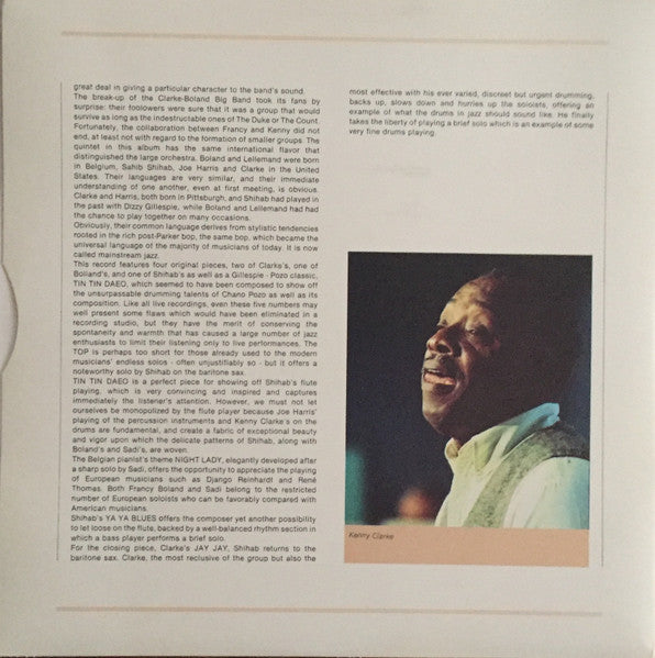 Kenny Clarke - Francy Boland Quintet - Europa Jazz (Vinyl, LP) Very Good Plus (VG+) / Very Good (VG)
