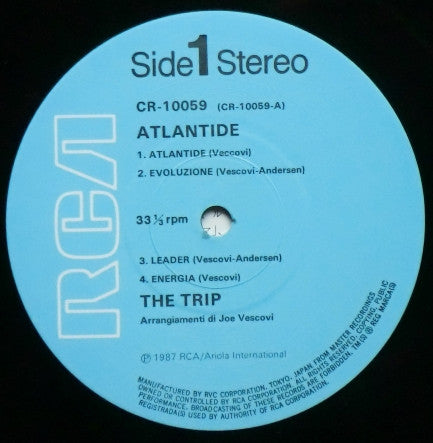 The Trip (19) - Atlantide (Vinyl, LP, Album) Near Mint (NM or M-) / Near Mint (NM or M-)
