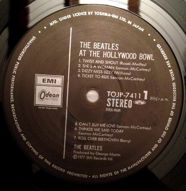 The Beatles - The Beatles At The Hollywood Bowl (Vinyl, LP, Album, Limited Edition, Reissue, Stereo) Very Good Plus (VG+) / Very Good Plus (VG+)