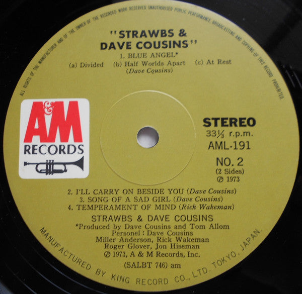 Strawbs - Strawbs & Dave Cousins (Vinyl, LP, Compilation) Very Good Plus (VG+) / Very Good Plus (VG+)