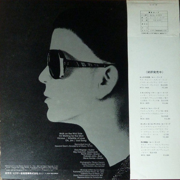 Lou Reed - Lou Reed Live (Vinyl, LP, Album)