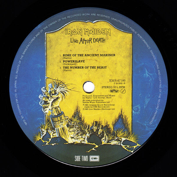 Iron Maiden - Live After Death (2xVinyl, LP, Album) Near Mint (NM or M-) / Near Mint (NM or M-)