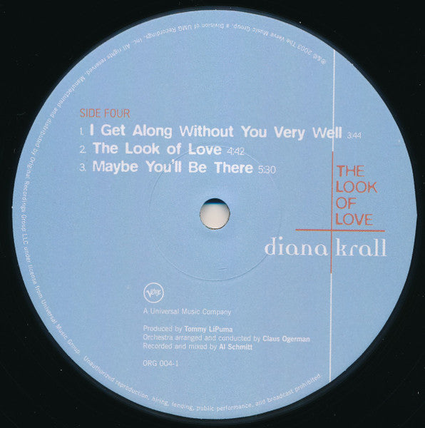 Diana Krall - The Look Of Love (2xVinyl, LP, Album, Reissue) Very Good (VG) / Very Good Plus (VG+)