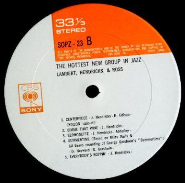 Lambert, Hendricks & Ross - The Hottest New Group In Jazz (Vinyl, L...