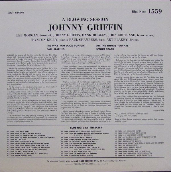 Johnny Griffin - A Blowing Session (Vinyl, LP, Album, Limited Editi...