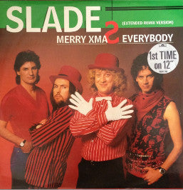 Slade - Merry Xmas Everybody (Vinyl, 12", 45 RPM, Single, Reissue) Good Plus (G+) / Very Good Plus (VG+)