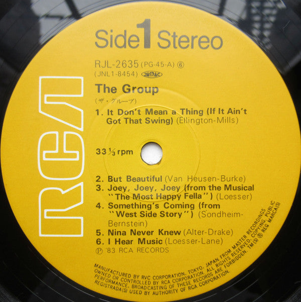 The Group (8) - The Group (Vinyl, LP, Album, Reissue, Stereo) Very Good Plus (VG+) / Very Good (VG)