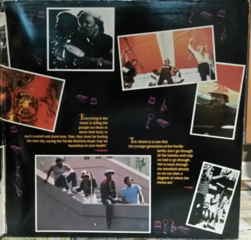 The Neville Brothers - Treacherous: A History Of The Neville Brothers (1955 -1985) (2xVinyl, LP, Compilation) Good Plus (G+) / Very Good (VG)