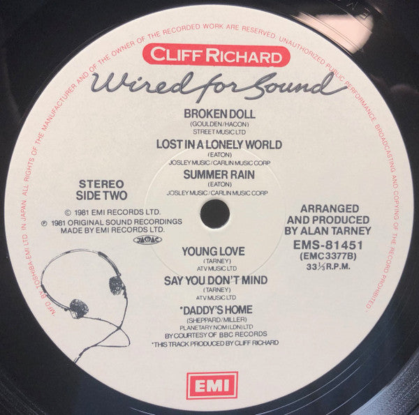 Cliff Richard - Wired For Sound (Vinyl, LP, Album)