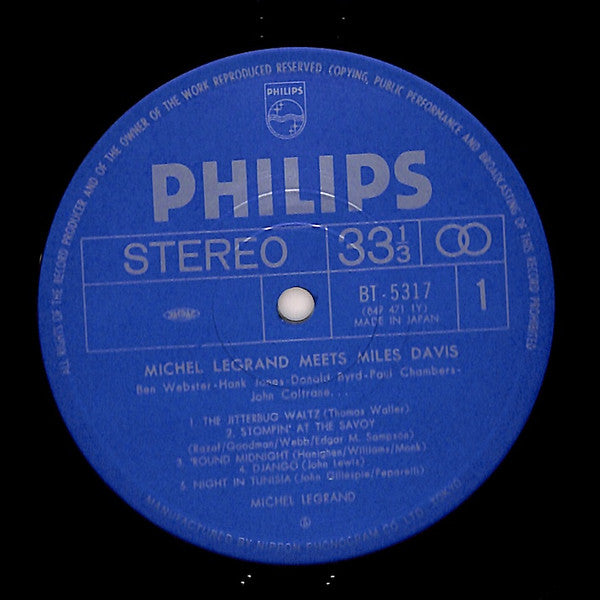 Michel Legrand - Michel Legrand Meets Miles Davis (Vinyl, LP, Album, Reissue, Stereo) Good Plus (G+) / Good Plus (G+)