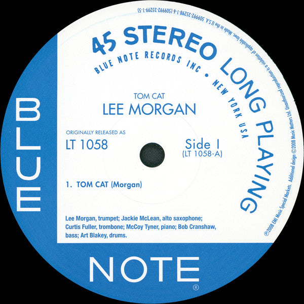 Lee Morgan - Tom Cat (2xVinyl, 12", 45 RPM, Album, Limited Edition, Numbered, Reissue, Remastered) Very Good Plus (VG+) / Near Mint (NM or M-)