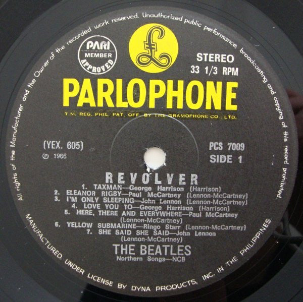 The Beatles - Revolver (Vinyl, LP, Album, Repress, Stereo) Very Good (VG) / Very Good (VG)