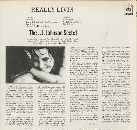 The J.J. Johnson Sextet - Really Livin' (Vinyl, LP, Album, Reissue, Stereo) Very Good Plus (VG+) / Very Good (VG)
