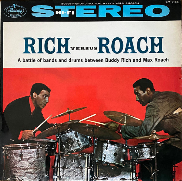 Buddy Rich - Rich Versus Roach (Vinyl, LP, Album, Stereo)
