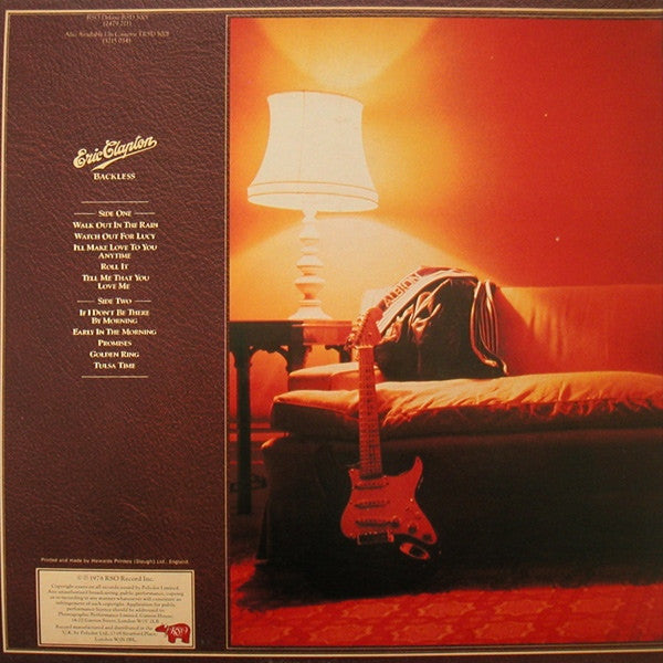 Eric Clapton - Backless (Vinyl, LP, Album) Near Mint (NM or M-) / Near Mint (NM or M-)