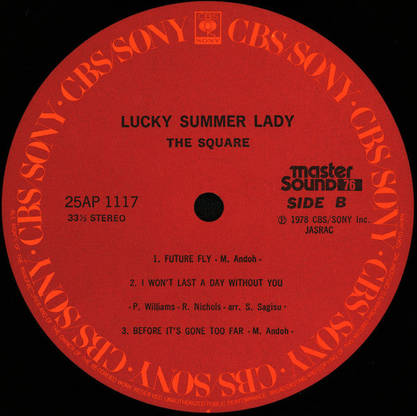 T-Square - Lucky Summer Lady (Vinyl, LP, Album, Stereo)