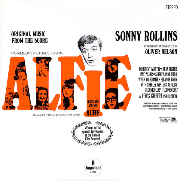 Sonny Rollins - Original Music From The Score "Alfie" (Vinyl, LP, Album, Limited Edition, Reissue, Stereo) Very Good Plus (VG+) / Very Good Plus (VG+)